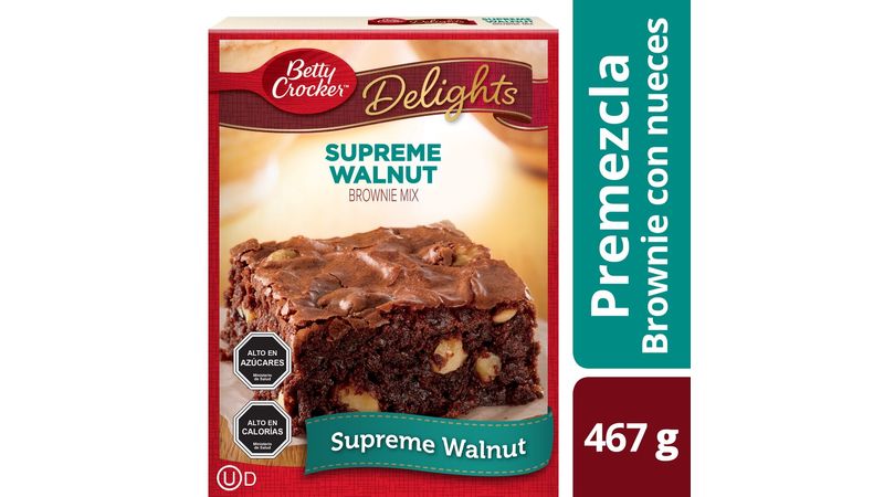 Brownie Premezcla Nuez Supreme 467 Gr - Betty Crocker - La Mesa de Todos