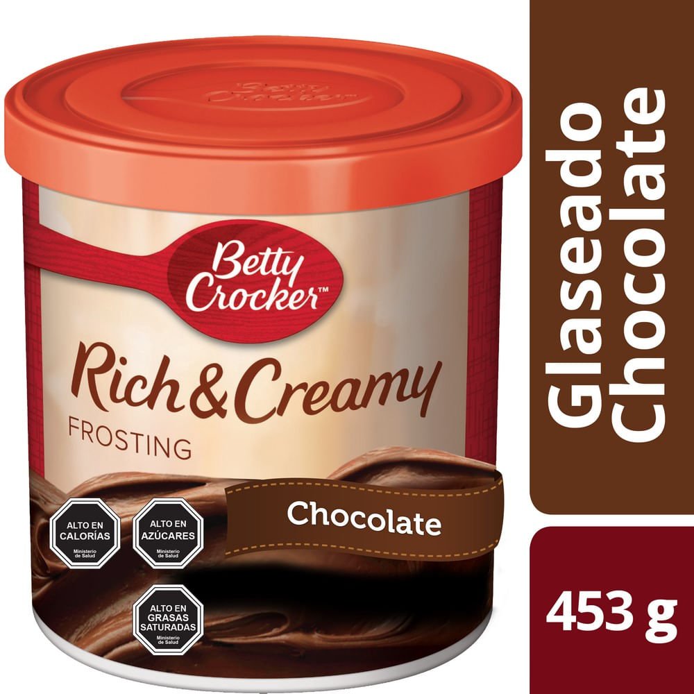 Tipo de Glaseado Chocolate 453 Gr - Betty Crocker - La Mesa de Todos