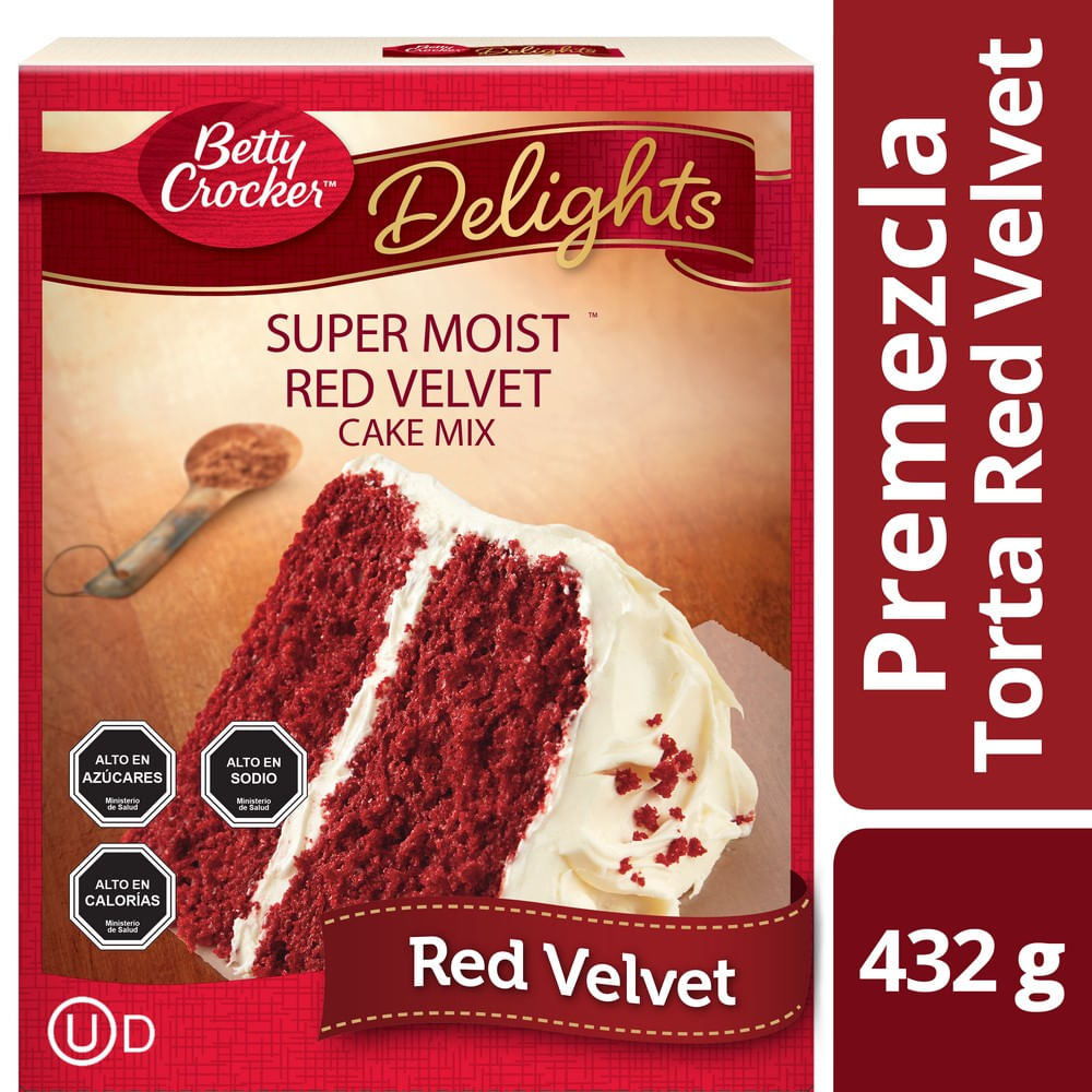 Premezclas Tortas Rojas Red Velvet 432 Gr ¡Disponibles en Chile! - La Mesa  de Todos