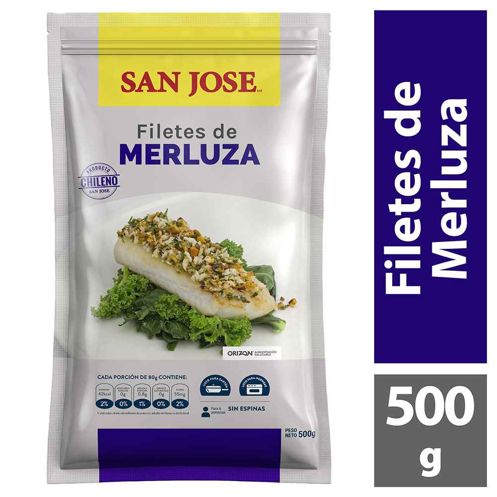 Filetes de Merluza Congelados 500 Gr a ¡Precio Oferta! - San José
